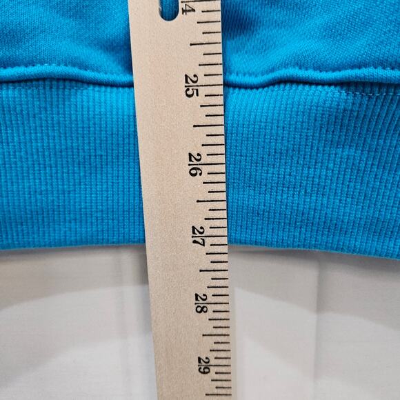 GFTD LA GFTD Souls Skull Feathers Crystals Blue Hoodie Size Medium - Picture 9 of 9